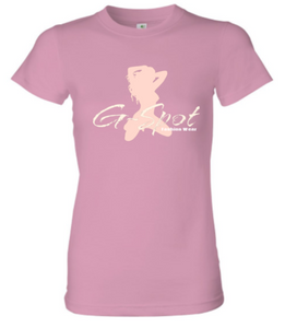 G~Spot Premium Ladies Collection Pink/Pink T-Shirt Classic Logo