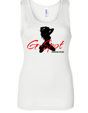 Load image into Gallery viewer, G~Spot Premium Ladies Collection White/Red  Classic Logo Tank-Top